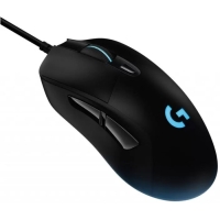 Мышь LOGITECH G403 HERO, игровая, проводная, оптическая, 25600 dpi, подсветка, чёрная