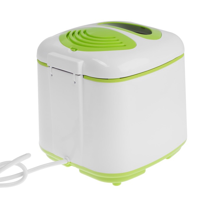 Фритюрница Sakura SA-7654GR, 950 Вт, 750 мл, антипригарное покрытие, фильтр, бело-салатовая Фритюрница Sakura SA-7654GR, 950 Вт, 750 мл, антипригарное покрытие, фильтр, бело-салатовая