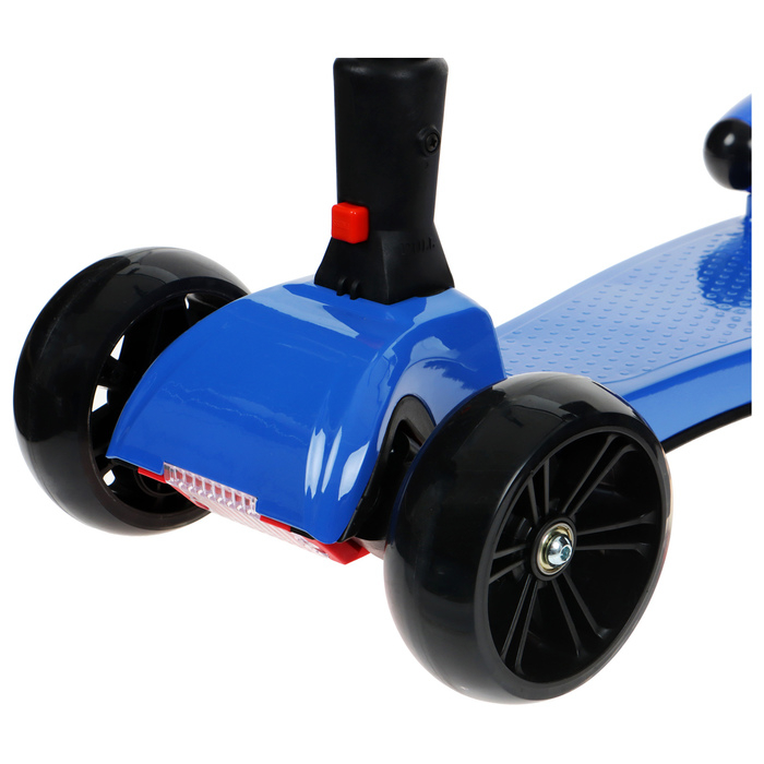 Самокат складной, колёса световые PU 130/50 мм, ABEC 7, цвет чёрный Самокат складной, колёса световые PU 130/50 мм, ABEC 7, цвет чёрный