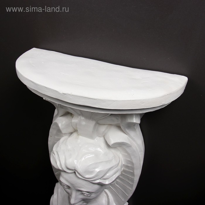 Консоль Консоль "Женщина" белая 72см