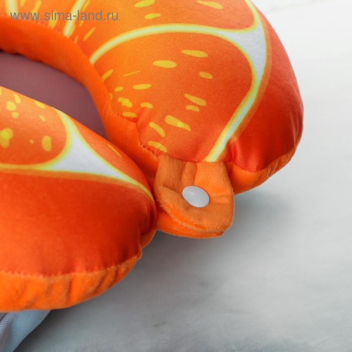 Подголовник-антистресс «Долька апельсина», на застёжке Подголовник-антистресс «Долька апельсина», на застёжке