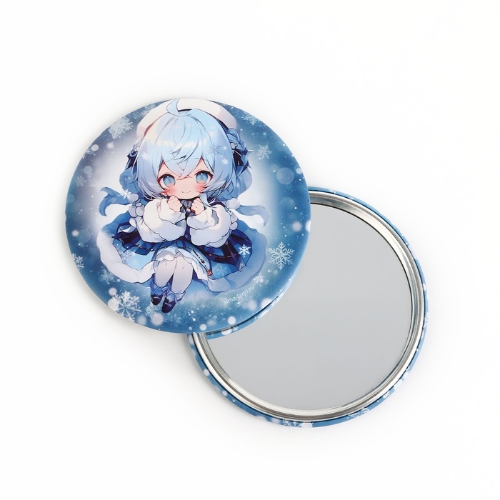 Зеркало карманное новогоднее «Новый год: Аниме», диам.7 см Зеркало карманное новогоднее «Новый год: Аниме», диам.7 см