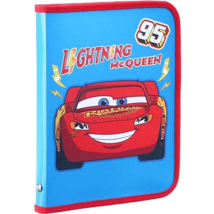 Папка пластиковая для тетрадей А5, на молнии, Тачки Папка пластиковая для тетрадей А5, на молнии, Тачки