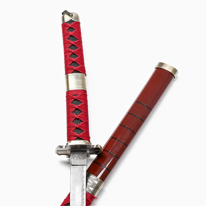 Сувенирное оружие «Катана на подставке», чёрные ножны с иероглифами, 104см Сувенирное оружие «Катана на подставке», чёрные ножны с иероглифами, 104см