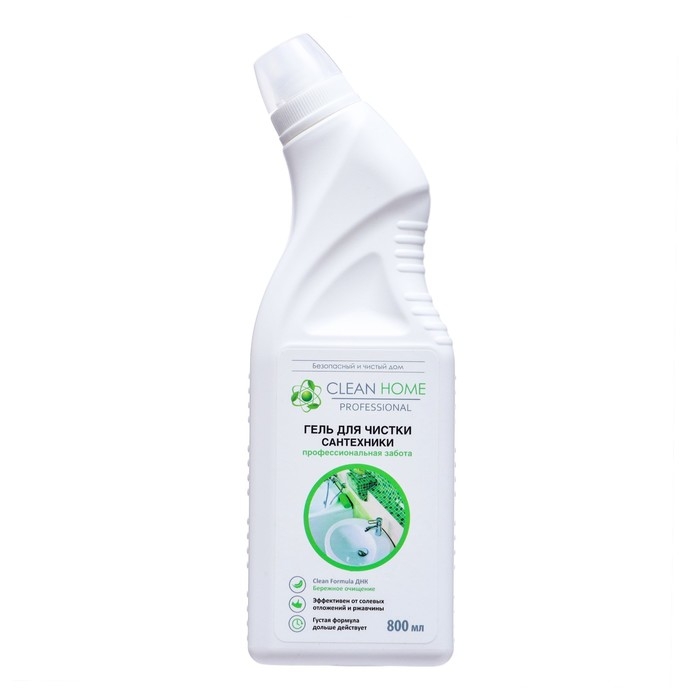 Гель для чистки сантехники Clean home, 800 мл Гель для чистки сантехники Clean home, 800 мл