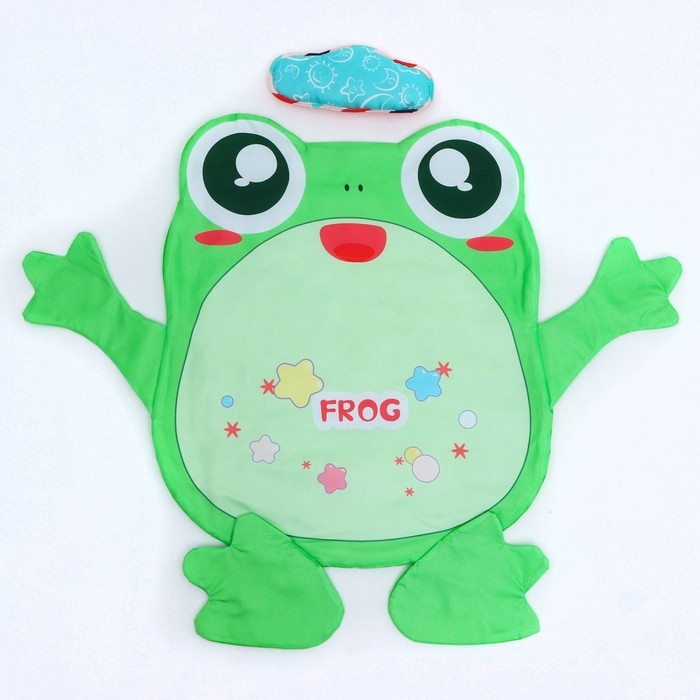 Развивающий коврик с дугами «Лягушонок», 4 игрушки, зеркало, размер 78х69 см, Крошка Я Развивающий коврик с дугами «Лягушонок», 4 игрушки, зеркало, размер 78х69 см, Крошка Я