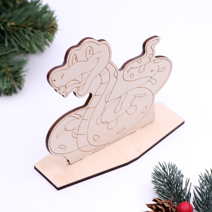 Декоративная подставка Декоративная подставка "Змейка 2025", 12,5 х 10,5 х 5 см