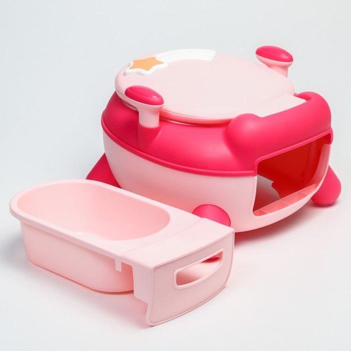 Горшок детский «Звезда», цвет розовый Горшок детский «Звезда», цвет розовый