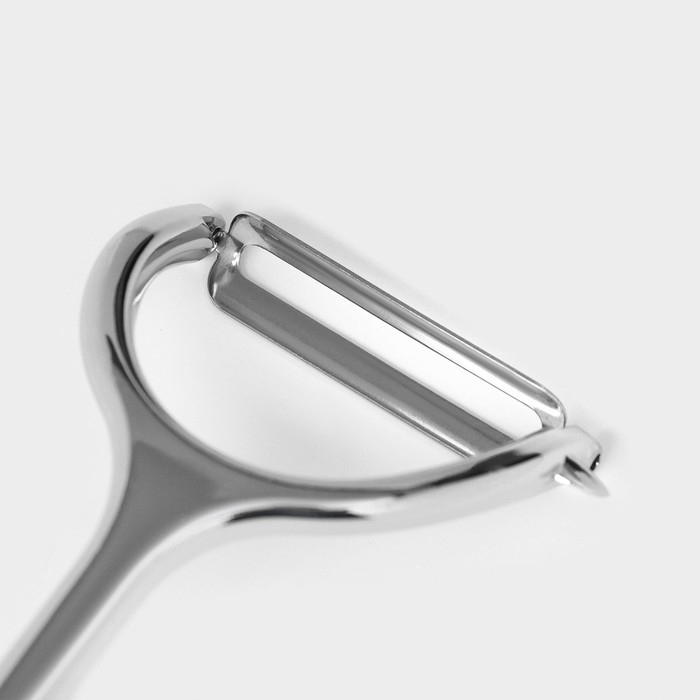 Овощечистка Доляна «Идея», нержавеющая сталь, цвет чёрный Овощечистка Доляна «Идея», нержавеющая сталь, цвет чёрный