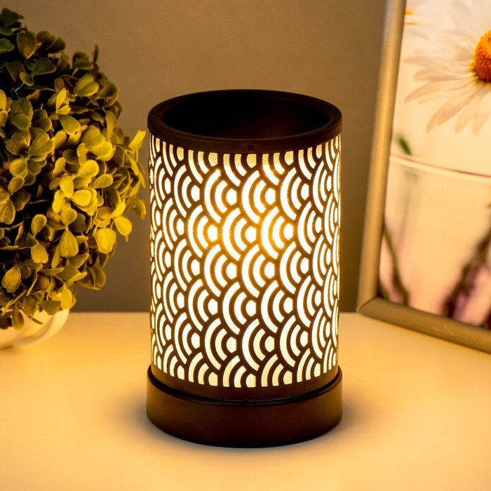 Аромасветильник Аромасветильник "Либра" Е14 25Вт чёрный 11х11х17 см RISALUX