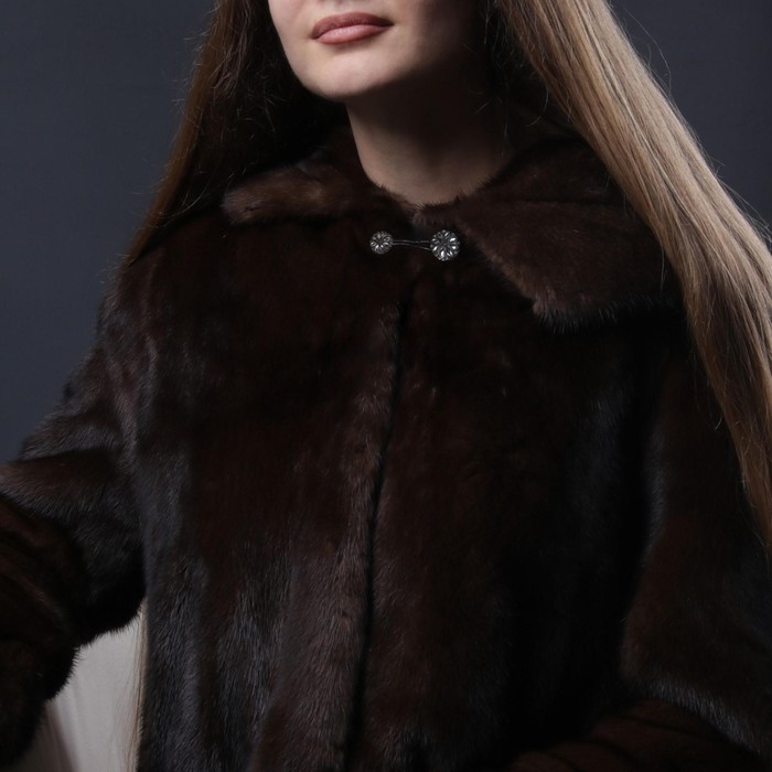 Декоративная застёжка, d = 2,5/3 см, цвет чёрный Декоративная застёжка, d = 2,5/3 см, цвет чёрный