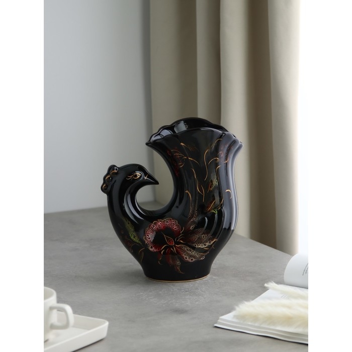 Ваза керамическая «Голубь», настольная, 25 см, микс Ваза керамическая «Голубь», настольная, 25 см, микс