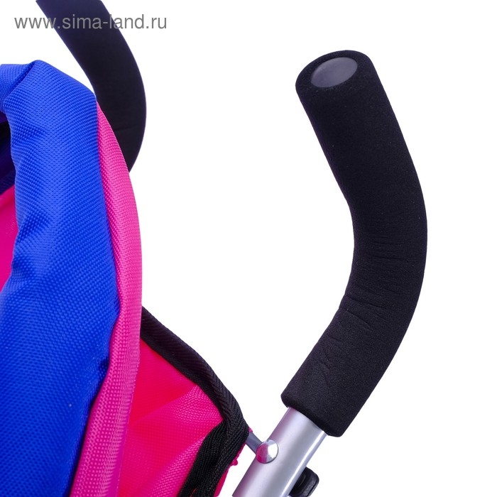 Коляска для кукол, с переноской, трёхколёсная, металлический каркас Коляска для кукол, с переноской, трёхколёсная, металлический каркас