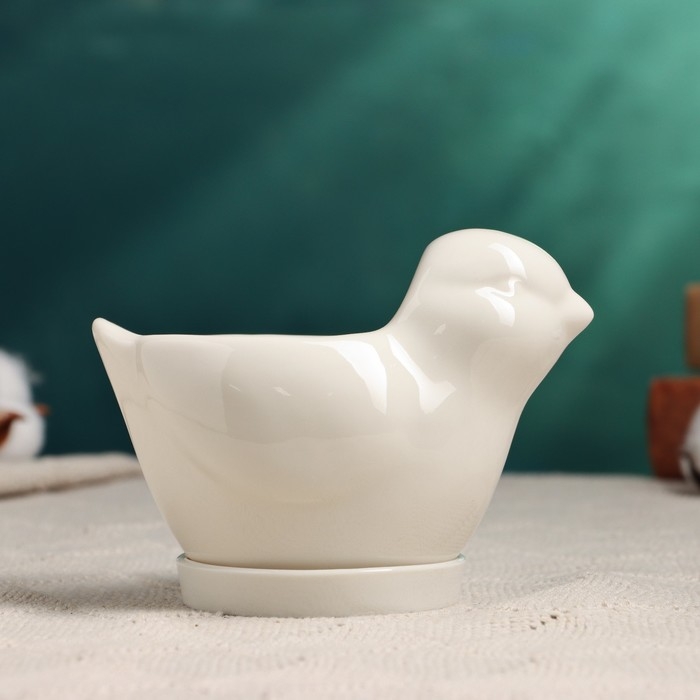 Горшок  Горшок "Птичка" 12х8,5см