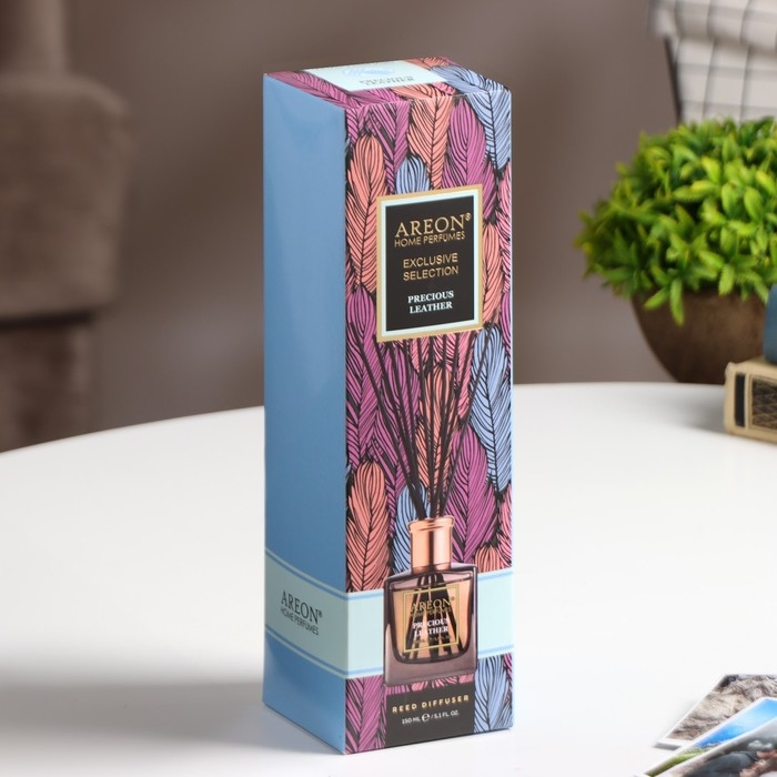 Диффузор ароматический Areon Sticks Exclusive, Драгоценная кожа 150 мл Диффузор ароматический Areon Sticks Exclusive, Драгоценная кожа 150 мл