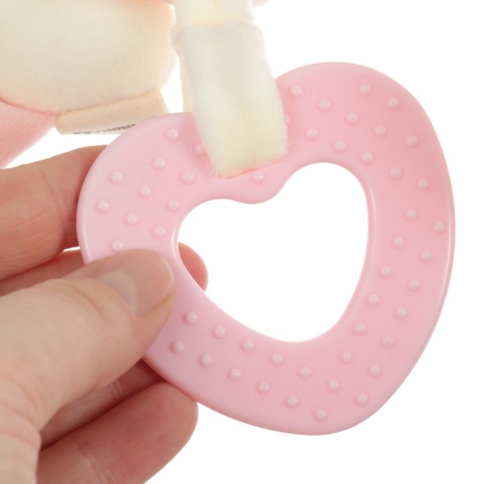 Растяжка - спираль с игрушками дуга на коляску / кроватку для малышей «Милая Зайка», с пищалкой, прорез., Крошка Я Растяжка - спираль с игрушками дуга на коляску / кроватку для малышей «Милая Зайка», с пищалкой, прорез., Крошка Я