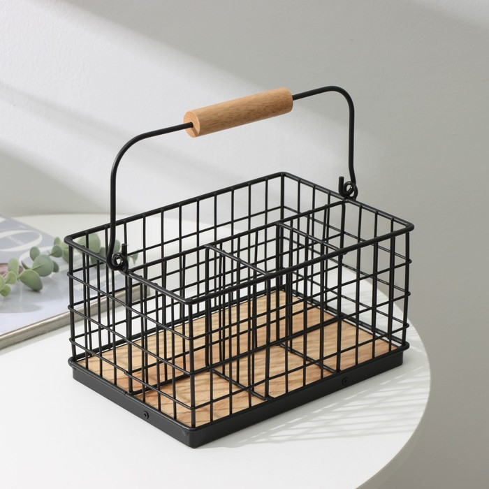 Корзина для мелочей Доляна «Эстетика», 23,5×16×12 см Корзина для мелочей Доляна «Эстетика», 23,5×16×12 см