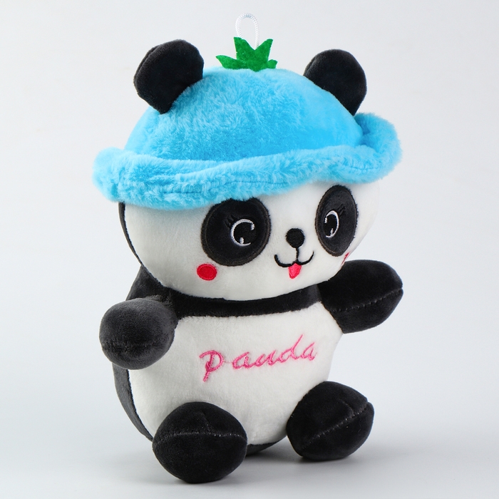 Мягкая игрушка «Панда в панамке», 20 см Мягкая игрушка «Панда в панамке», 20 см