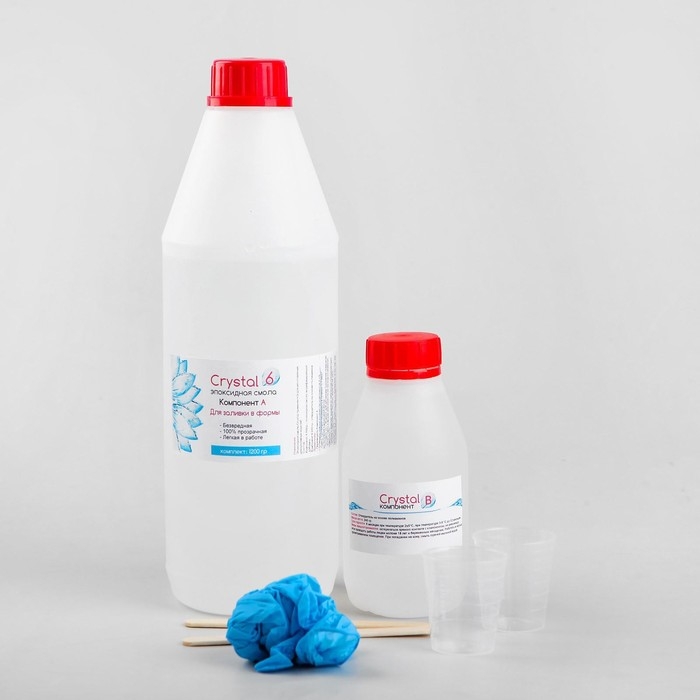 Эпоксидная смола Crystal 6, 1200 г Эпоксидная смола Crystal 6, 1200 г
