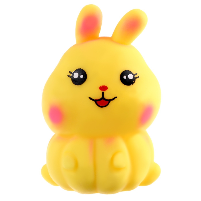 Мялка «Зайка» с пастой, цвета МИКС Мялка «Зайка» с пастой, цвета МИКС