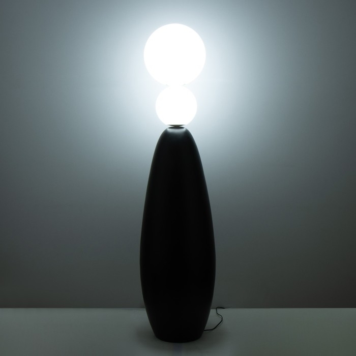 Торшер  Торшер "Бабл" LED 18Вт 4000К черный 38х38х155см