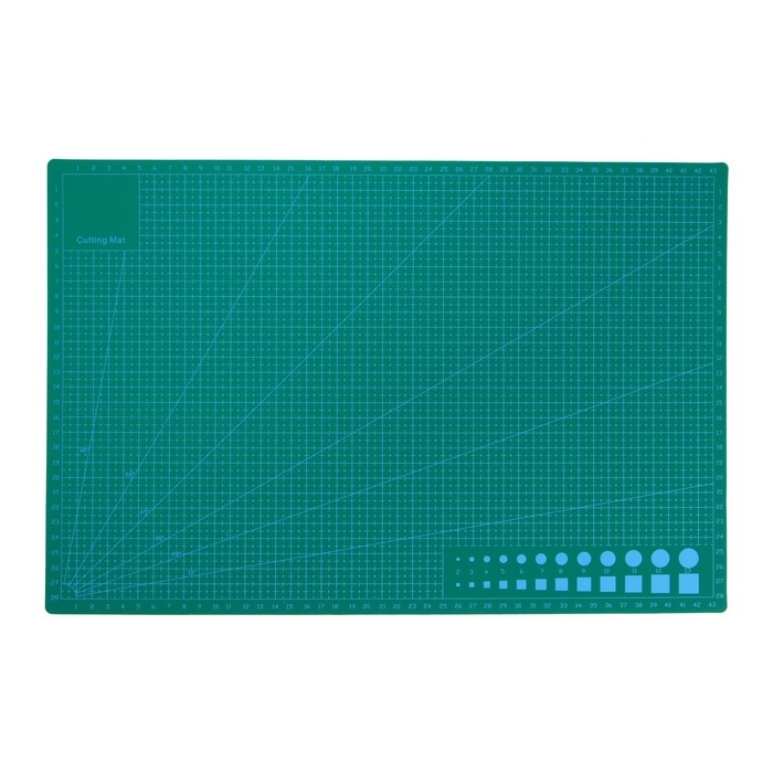 Коврик для рукоделия самовосстанавливающийся, двусторонний, 28 х 43 см Коврик для рукоделия самовосстанавливающийся, двусторонний, 28 х 43 см