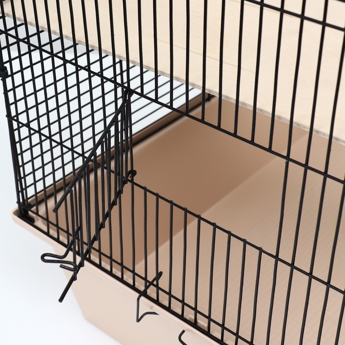 Клетка для шиншилл Клетка для шиншилл "Пижон" №11, складная, 80 х 50 х 46см, бежевая