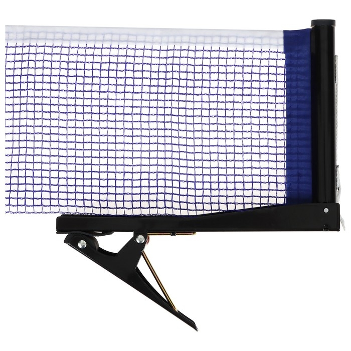Сетка для настольного тенниса ONLYTOP, 184х14 см, с крепежом Сетка для настольного тенниса ONLYTOP, 184х14 см, с крепежом