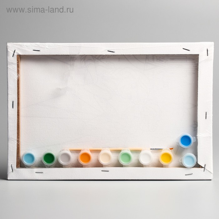 Картина по номерам для детей "Анна и Эльза" 20х30 см, Холодное сердце