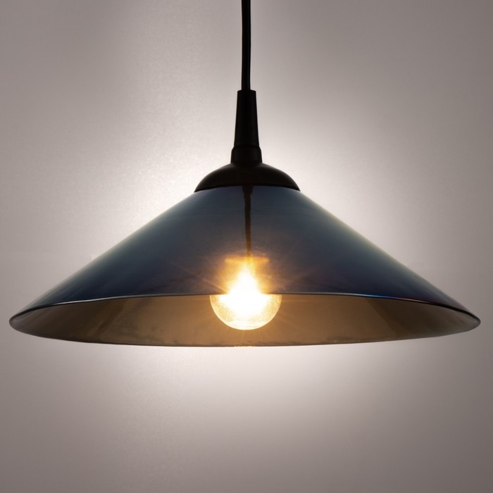 Светильник BayerLux Алана 1хЕ27 синяя радуга 30х30х9см Светильник BayerLux Алана 1хЕ27 синяя радуга 30х30х9см