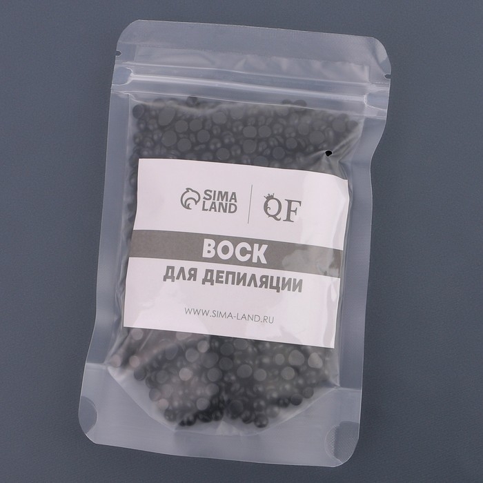Воск для депиляции, плёночный, в гранулах, 100 гр, цвет чёрный Воск для депиляции, плёночный, в гранулах, 100 гр, цвет чёрный