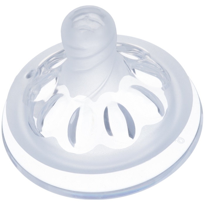 Соска на  бутылочку, антиколиковая, от 0 мес., M&B Natural, широкое горло,  медленный поток, Ø50 мм., 2 шт. Соска на  бутылочку, антиколиковая, от 0 мес., M&B Natural, широкое горло,  медленный поток, Ø50 мм., 2 шт.