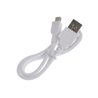 Кабель Luazon, miniUSB - USB, 1 А, 0.5 м, только для зарядки, белый