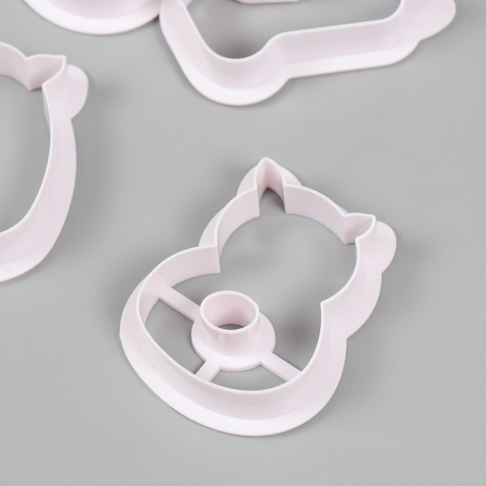 Каттеры для полимерной глины  Каттеры для полимерной глины "Цифры с рожками" набор 10 шт