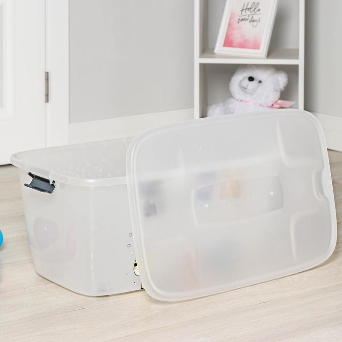 Бокс на колёсиках «Детский. Универсальный», 46 л, цвет МИКС Бокс на колёсиках «Детский. Универсальный», 46 л, цвет МИКС