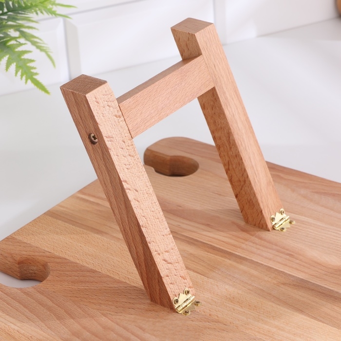 Менажница из бука  Менажница из бука "Винный столик прямоугольный" №4