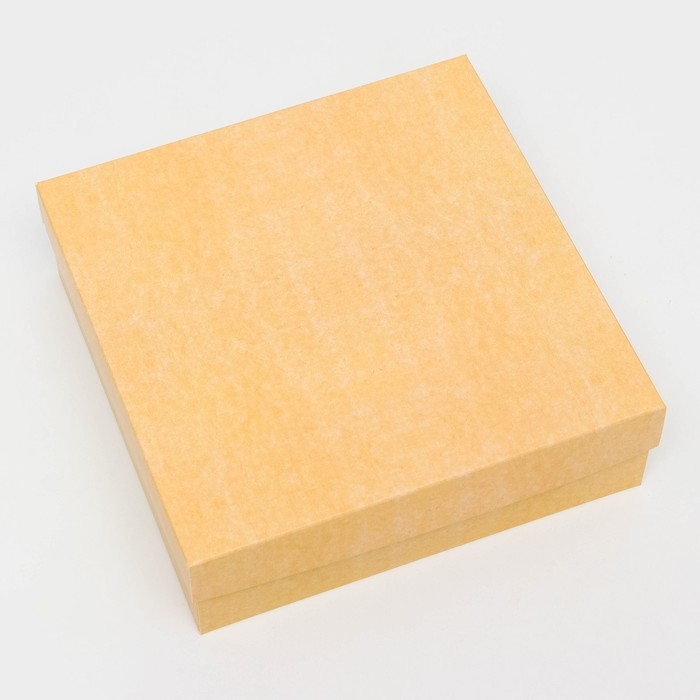 Коробка подарочная складная, упаковка, крышка-дно, крафт, 20 х 20 х 6 см Коробка подарочная складная, упаковка, крышка-дно, крафт, 20 х 20 х 6 см