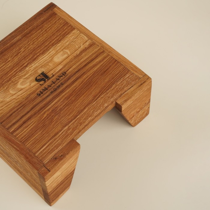 Салфетница из дуба Sima-Land Home, 14,5×14,5×7 см Салфетница из дуба Sima-Land Home, 14,5×14,5×7 см