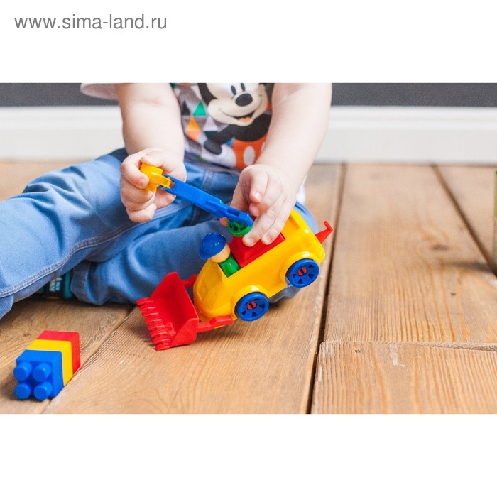 Конструктор «Мой Город», Экскаватор, 18 деталей Конструктор «Мой Город», Экскаватор, 18 деталей