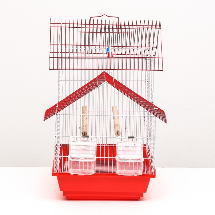 Клетка для птиц укомплектованная Bd-2/5h, 34 х 27 х 47 см, красная Клетка для птиц укомплектованная Bd-2/5h, 34 х 27 х 47 см, красная