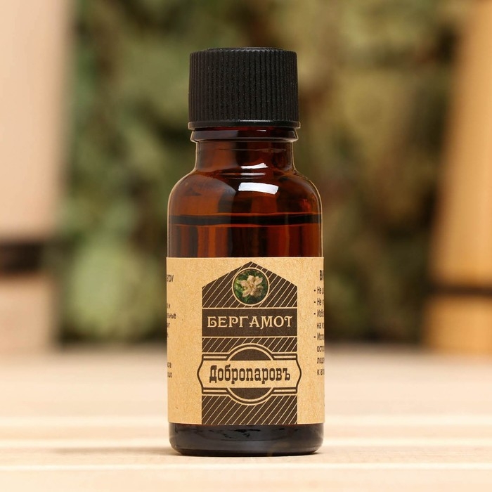 Масло эфирное Масло эфирное "Бергамот" 20мл, крафт, Добропаровъ