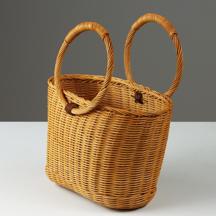 Корзина плетеная, 26 х 16 х 18/30,5 см, ротанг Корзина плетеная, 26 х 16 х 18/30,5 см, ротанг