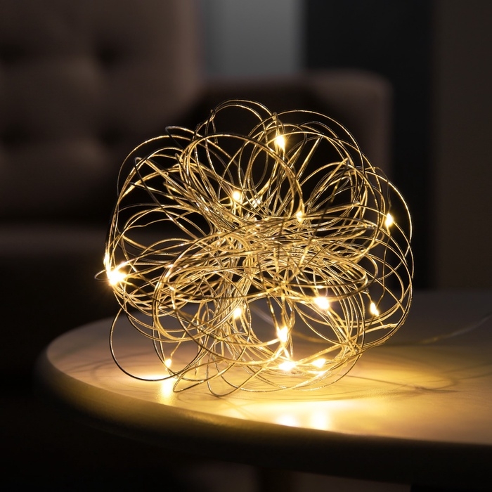 Светодиодная фигура «Облачко» 15 см, 15 LED, батарейки ААx2 (не в комплекте), свечение теплое белое Светодиодная фигура «Облачко» 15 см, 15 LED, батарейки ААx2 (не в комплекте), свечение теплое белое