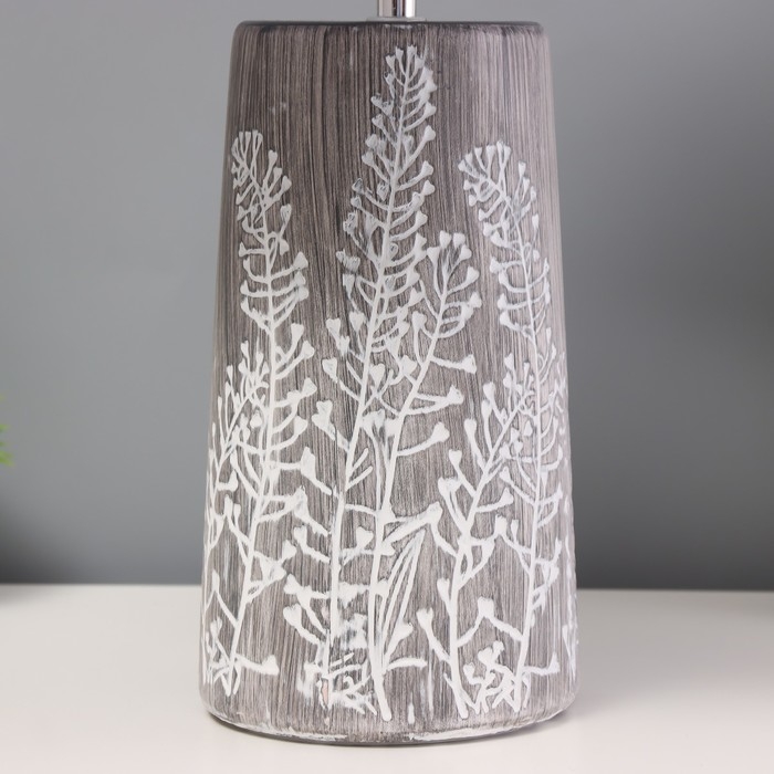 Натольная лампа Натольная лампа "Эрис" Е14 40Вт серый 28х28х46см