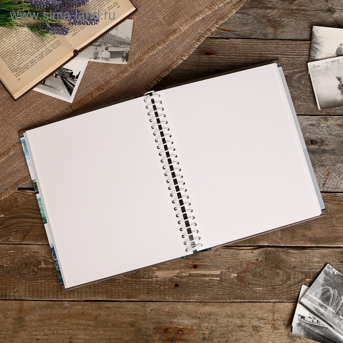 Фотоальбом Fotografia магнитный, 30 листов, 23х28 см, Фотоальбом Fotografia магнитный, 30 листов, 23х28 см, "Путешествие"