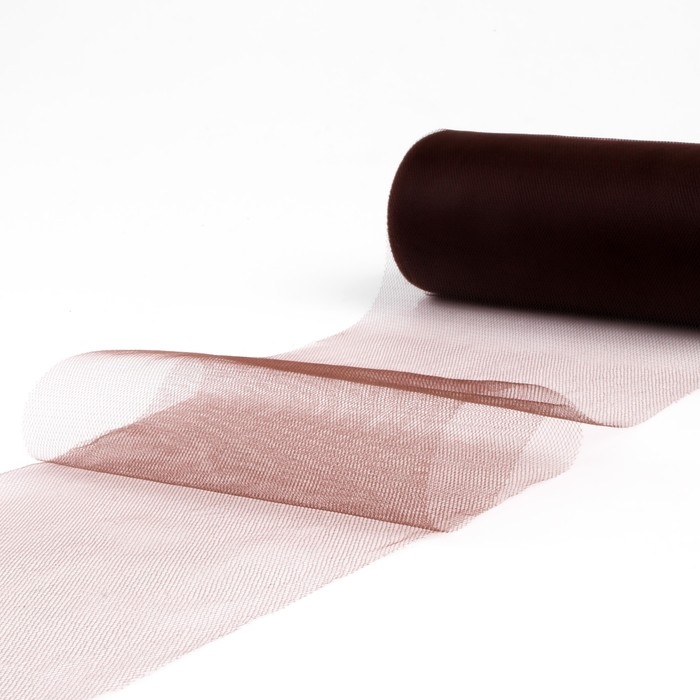 Фатин, 15 см, 11 ± 1 г/кв.м, 23 ± 1 м, цвет коричневый №29 Фатин, 15 см, 11 ± 1 г/кв.м, 23 ± 1 м, цвет коричневый №29