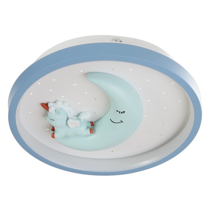 Бра "Единорог" LED 4000К 15Вт голубой 24х24х5см