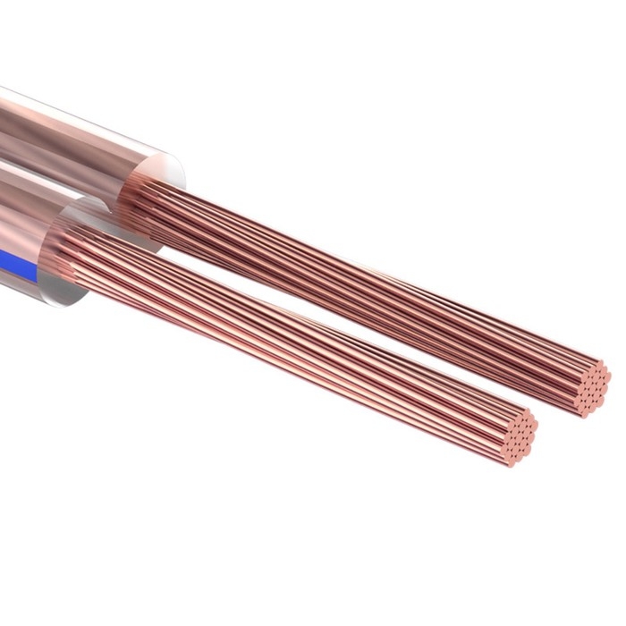 Кабель акустический REXANT BLUELINE, 2 х 2,50 мм², прозрачный, мини-бухта, 5 м Кабель акустический REXANT BLUELINE, 2 х 2,50 мм², прозрачный, мини-бухта, 5 м