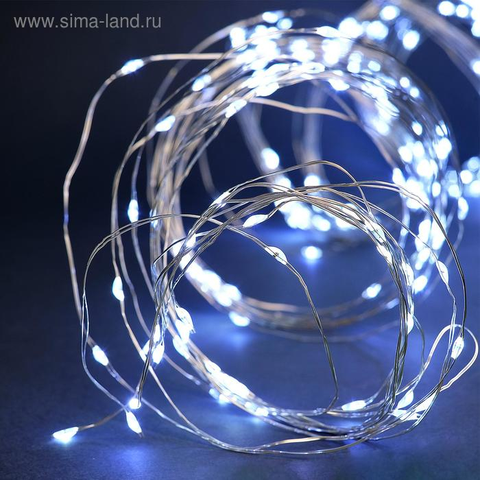 Гирлянда «Занавес» 2.8 × 3 м роса на крючках, с пультом, IP20, серебристая нить, 300 LED, свечение белое, 8 режимов, USB Гирлянда «Занавес» 2.8 × 3 м роса на крючках, с пультом, IP20, серебристая нить, 300 LED, свечение белое, 8 режимов, USB