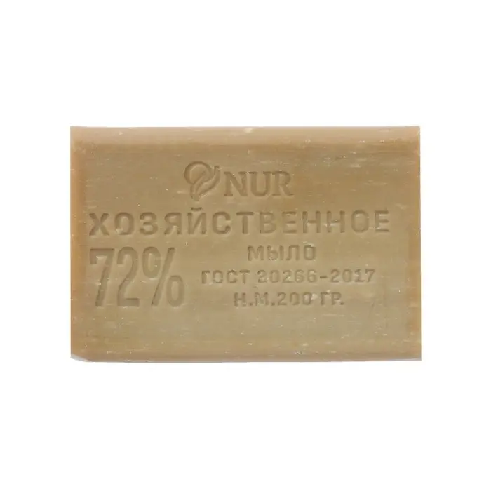 Мыло хозяйственное 72 % NATURIANA  в цветной обертке, 180 г